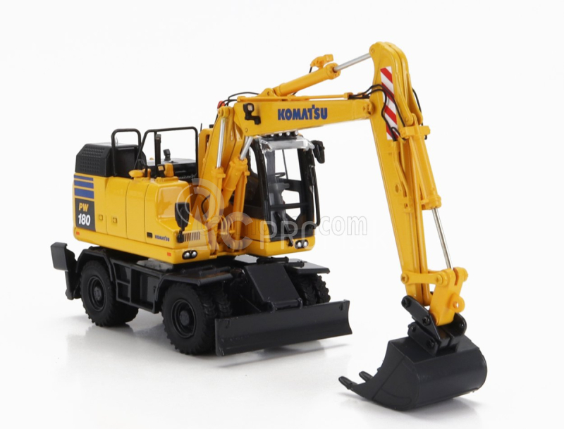 Universal hobbies Komatsu Pw180 Escavatore Gommato - Traktor Bagr 1:50 žltá čierna