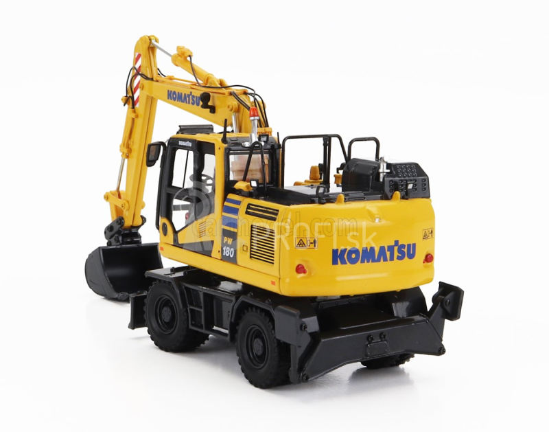 Universal hobbies Komatsu Pw180 Escavatore Gommato - Traktor Bagr 1:50 žltá čierna