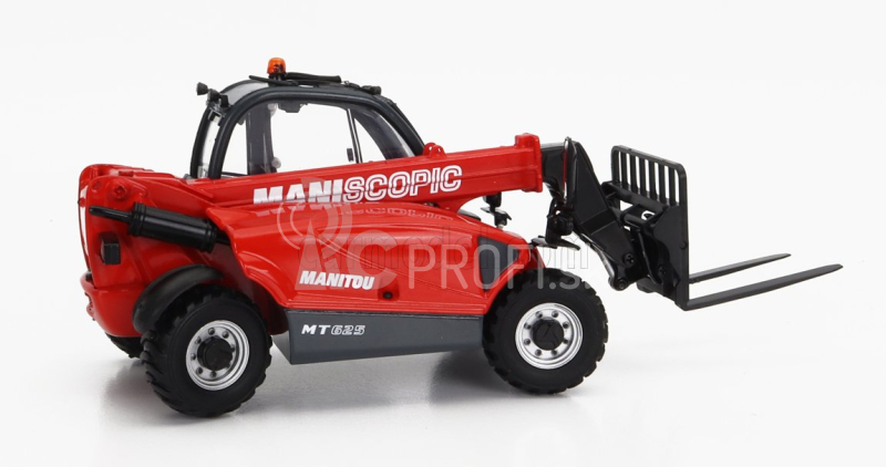 Universal hobbies Manitou Mt625t Comfort Teleskopický traktor - Elevatore 1:32 Červená strieborná