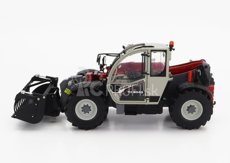 Universal hobbies Massey ferguson Mf Th.8043 Teleskopický traktor - Elevatore 1:32 Červená sivá