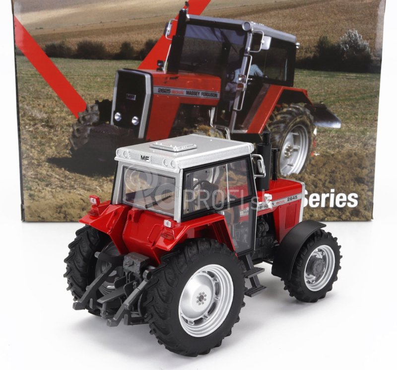 Universal hobbies Massey ferguson Mf2645 Tractor 1988 1:32 Červená strieborná