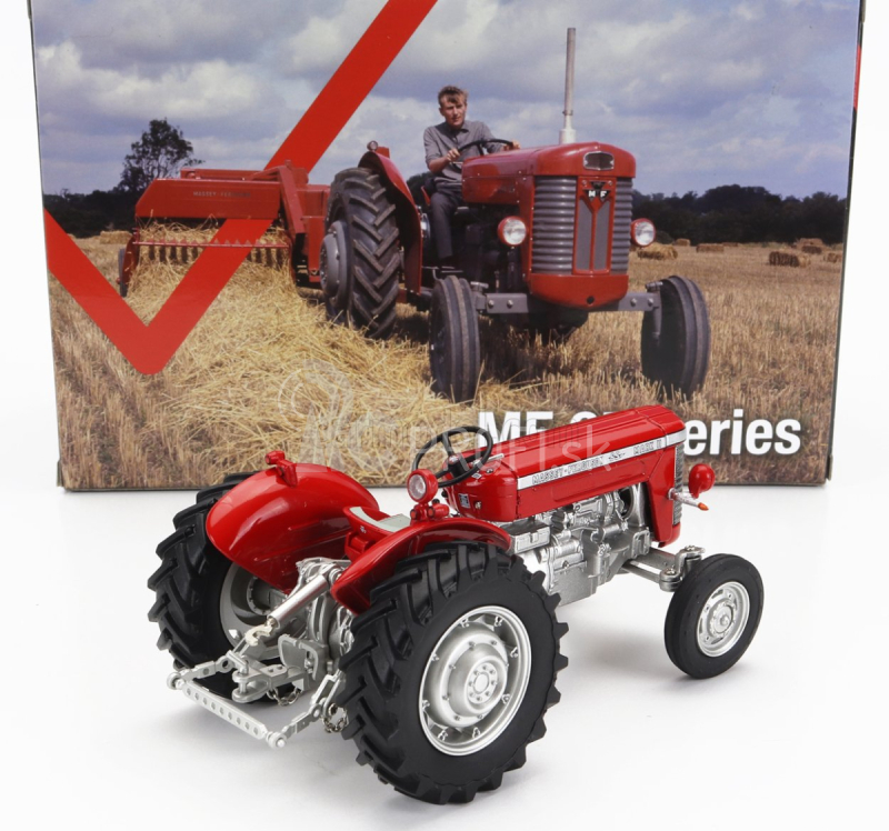 Universal hobbies Massey ferguson Mf65 Mkii Tractor 1968 1:32 Červená strieborná