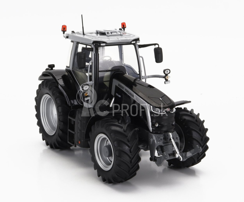 Universal hobbies Massey ferguson Mf7s.190 Tractor Black Edition 2022 1:32 Black Silver