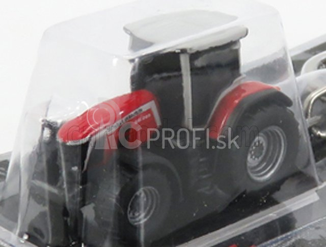 Universal hobbies Massey ferguson Portachiavi - Prívesok na kľúče Mf 8s.265 Traktor 2018 1:87 Červená sivá