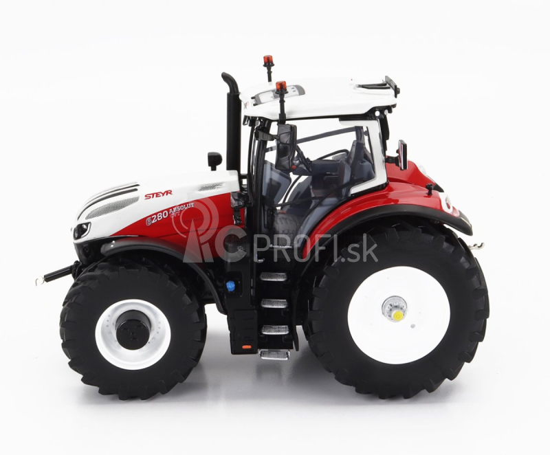 Universal hobbies Steyr 6280 Absolut Cvt Tractor 2022 1:32 červená biela