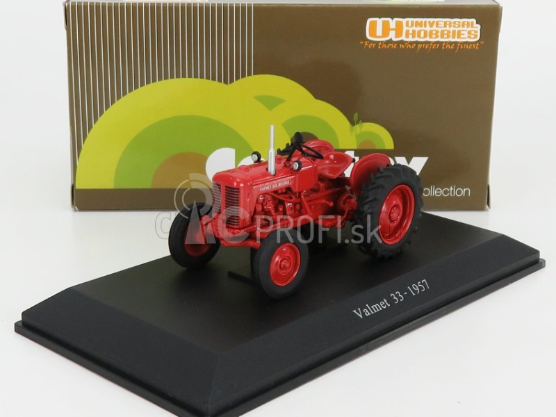 Universal hobbies Valmet 33 Tractor 1957 1:43 Červená