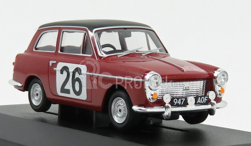 Vanguards Austin A40 Farina Mki Countryman N 26 Rally Montecarlo 1960 P.moss - A.wisdom 1:43 Red Matt Black