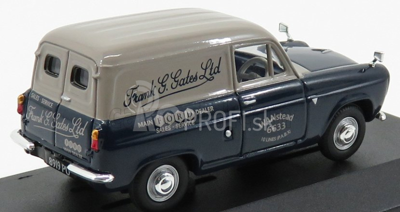 Vanguards Ford england 300e Thames Van Frank G.gates Ltd 1954 1:43 modrá sivá