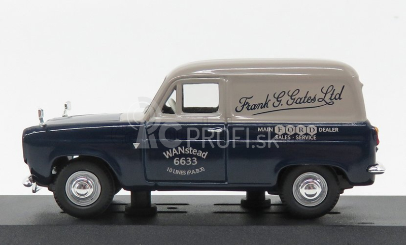 Vanguards Ford england 300e Thames Van Frank G.gates Ltd 1954 1:43 modrá sivá