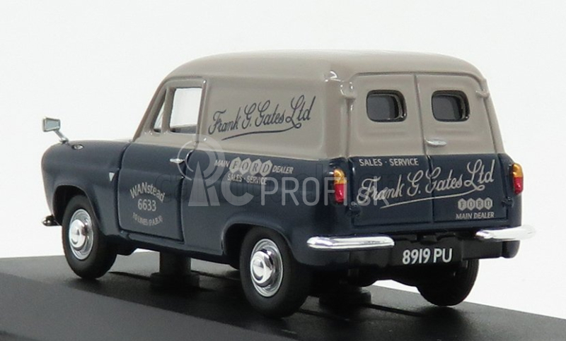 Vanguards Ford england 300e Thames Van Frank G.gates Ltd 1954 1:43 modrá sivá