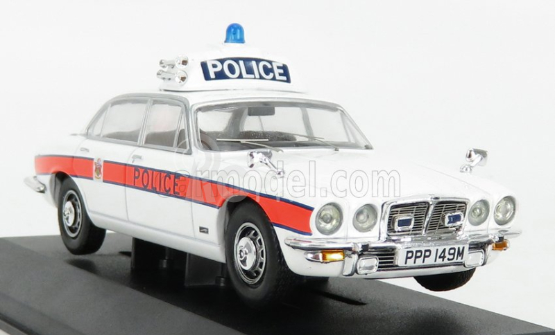 Vanguards Jaguar Xj6 Mkii 4.2l Police 1971 1:43 Biela oranžová