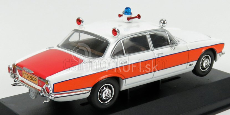 Vanguards Jaguar Xj6 Mkii 4.2l Police 1971 1:43 Biela oranžová