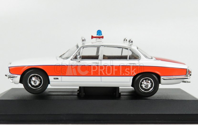 Vanguards Jaguar Xj6 Mkii 4.2l Police 1971 1:43 Biela oranžová