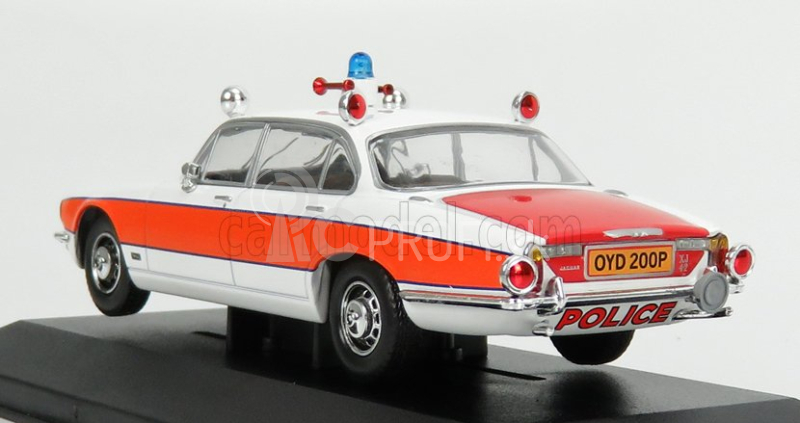 Vanguards Jaguar Xj6 Mkii 4.2l Police 1971 1:43 Biela oranžová