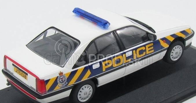 Vanguards Vauxhall Carlton 2.6li West Mercia Police 1989 1:43 Biela modrá žltá