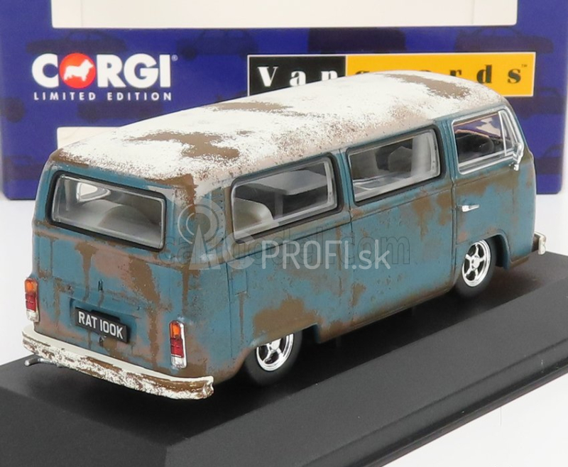 Vanguards Volkswagen T1 Minibus Camper 1962 1:43 Modrá biela