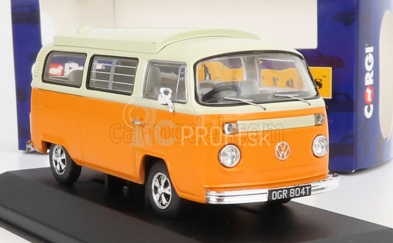 Vanguards Volkswagen T1 Minibus Camper 1962 1:43 žltá biela