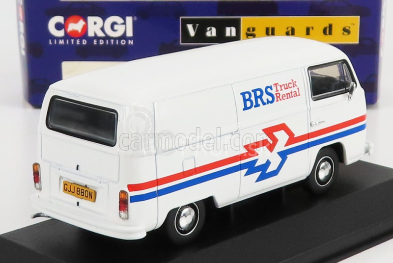 Vanguards Volkswagen T2 Panel Vanbrs Truck Rental 1965 1:43 Biela