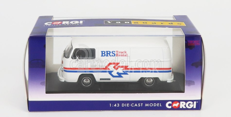 Vanguards Volkswagen T2 Panel Vanbrs Truck Rental 1965 1:43 Biela