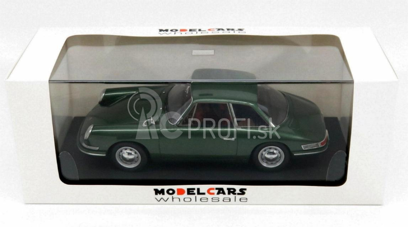 Veľkoobchodný model Porsche 754 T7 - Prototyp 901/911 Coupe 1959 - Exkluzívny model auta 1:18 Green Met