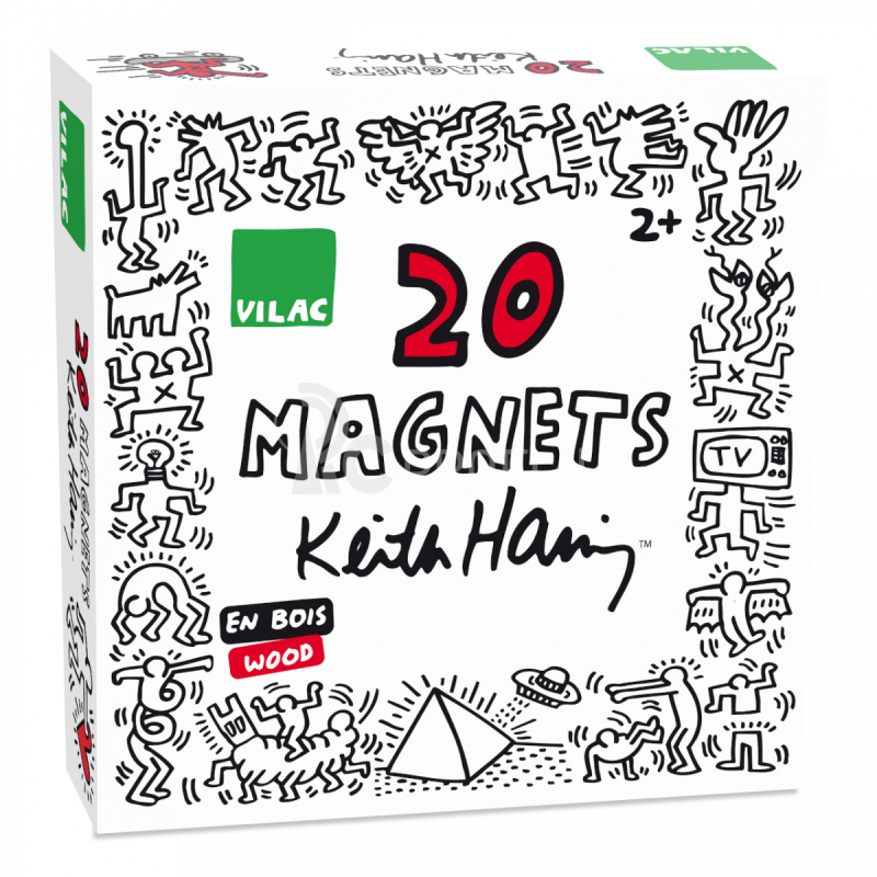 Vilac Drevené magnety Keith Haring