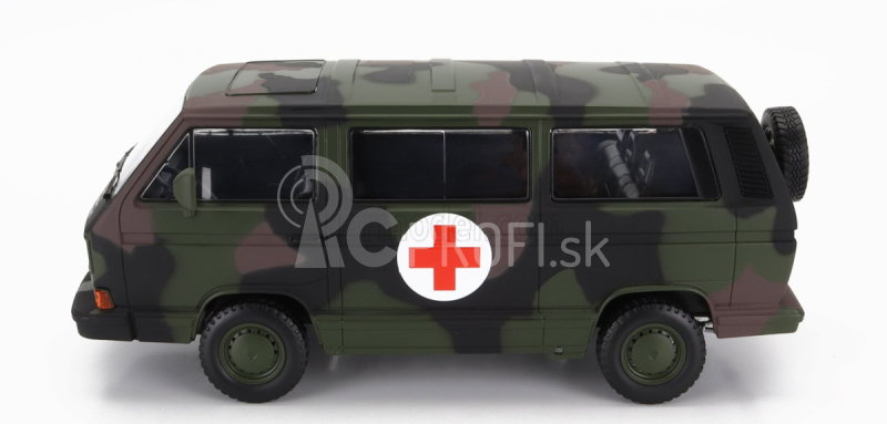 Volkswagen T3 Minibus nemeckej armády 1987 1:18 Vojenská kamufláž