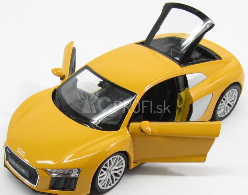 Welly Audi R8 V10 Plus Coupe 2016 1:24 žltá