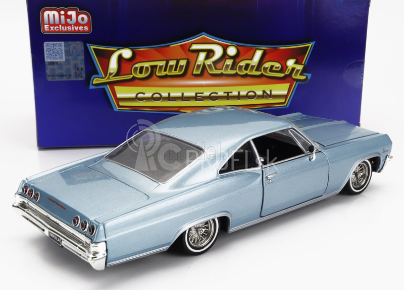 Welly Chevrolet Impala Ss 396 Coupe Low Rider 1965 1:24 čierna