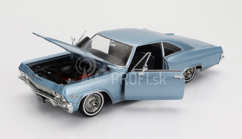 Welly Chevrolet Impala Ss 396 Coupe Low Rider 1965 1:24 čierna