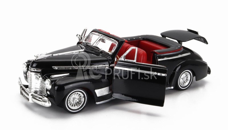 Welly Chevrolet Special De Luxe Cabriolet Open Low Rider 1941 1:24 čierna