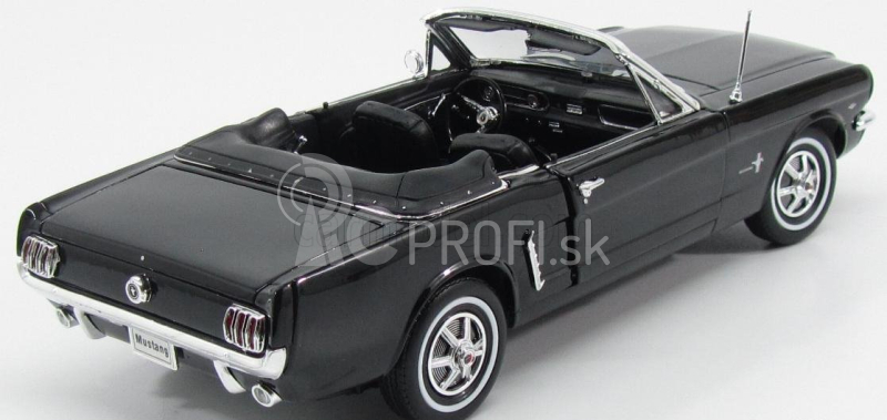 Welly Ford usa Mustang Cabriolet 1964 1:18 čierny