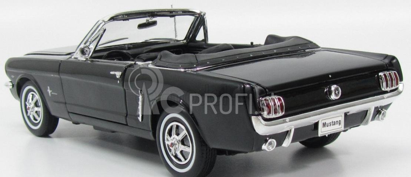 Welly Ford usa Mustang Cabriolet 1964 1:18 čierny