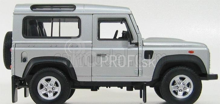 Welly Land rover Land Defender 90 1984 1:24 Strieborný