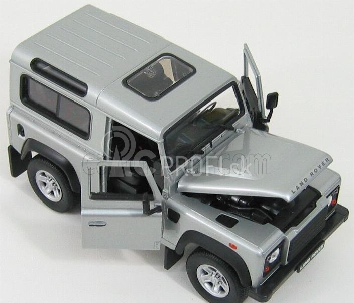 Welly Land rover Land Defender 90 1984 1:24 Strieborný