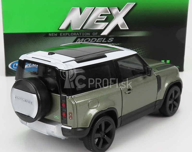 Welly Land rover New Defender 90 2020 1:26 Light Green Met