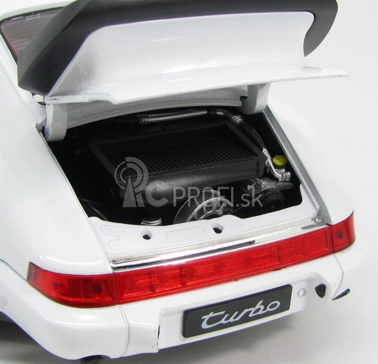 Welly Porsche 911 964 Turbo 1990 1:18 Biela