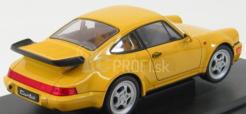 Welly Porsche 911 964 Turbo 1990 1:18 žltá