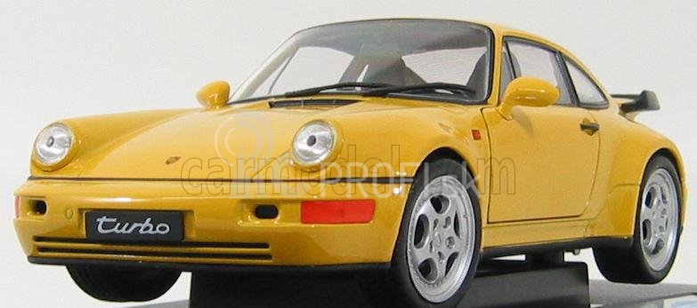 Welly Porsche 911 964 Turbo 1990 1:18 žltá