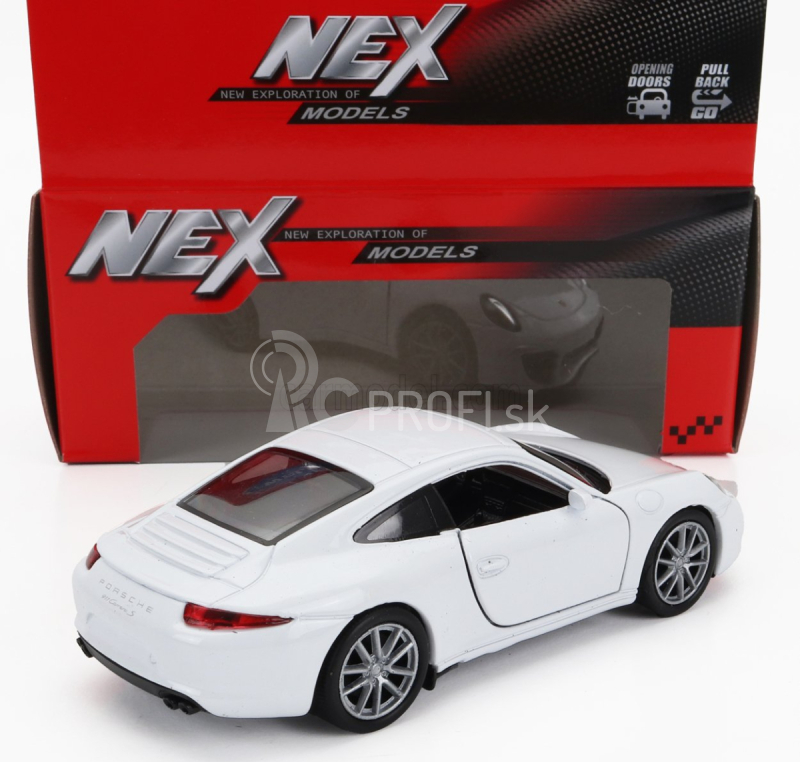 Welly Porsche 911 991 Coupe 2014 1:34 Biela