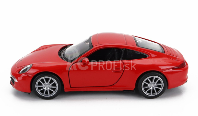 Welly Porsche 911 991 Coupe 2014 1:34 Červená