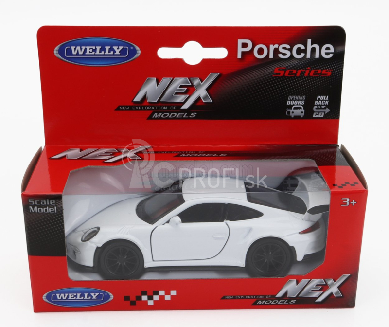 Welly Porsche 911 991 Gt3 Rs Coupe 2014 1:34 Biela