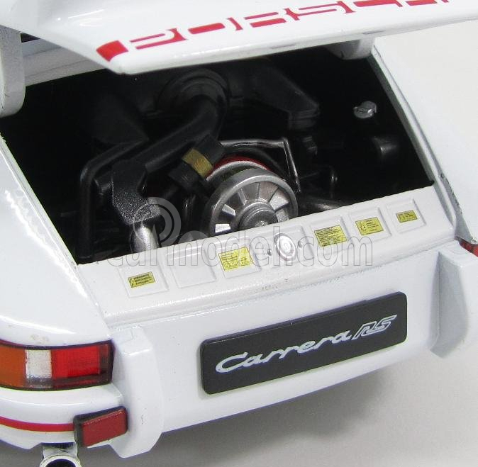 Welly Porsche 911 Carrera Rs 2.7 Coupe 1973 1:18 Biela červená