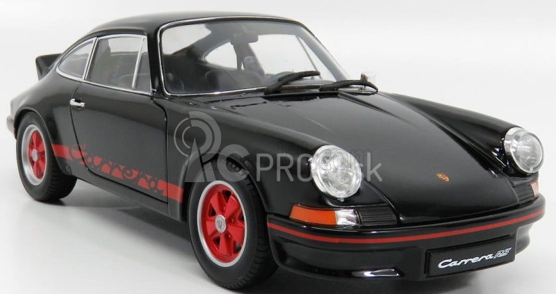 Welly Porsche 911 Carrera Rs 2.7 Coupe 1973 1:18 čierna červená