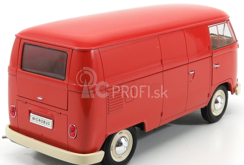 Welly Volkswagen T1 Van 1963 1:18 Červená