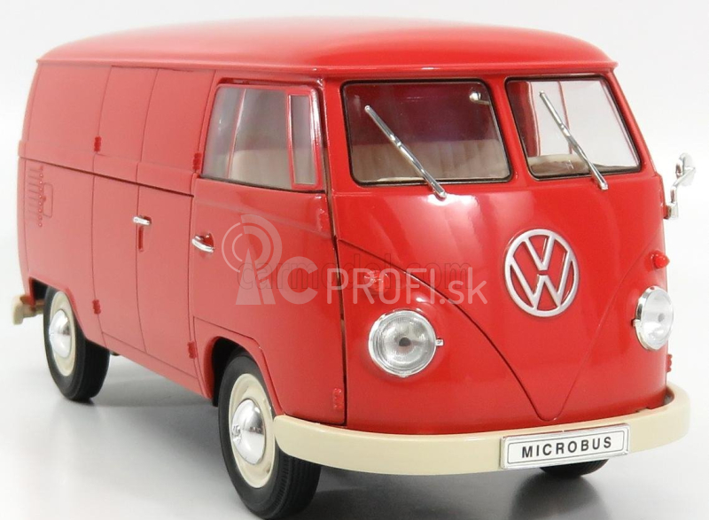 Welly Volkswagen T1 Van 1963 1:18 Červená