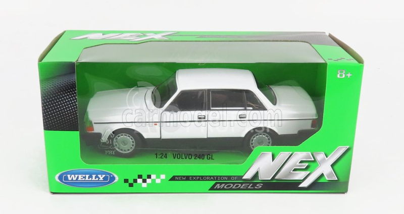 Welly Volvo 240 Gl 1986 1:24 Biela