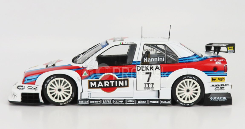 Werk83 Alfa romeo 155 V6 Ti Alfa Corse Martini Racing N 7 Dtm Itc 1995 Alessandro Nannini 1:18 Biela