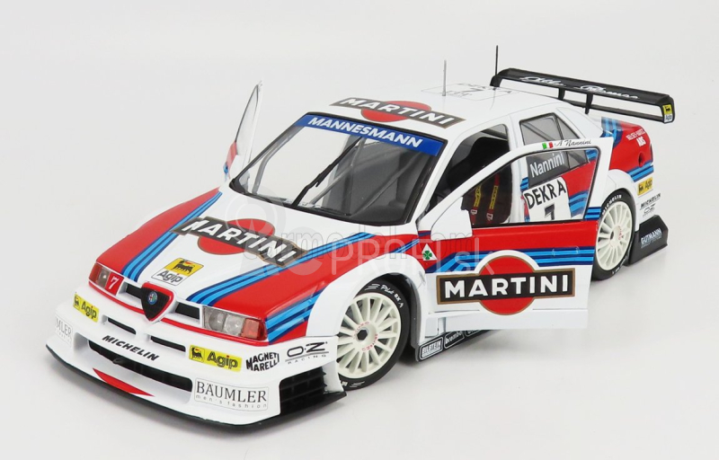 Werk83 Alfa romeo 155 V6 Ti Alfa Corse Martini Racing N 7 Dtm Itc 1995 Alessandro Nannini 1:18 Biela