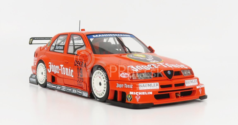 Werk83 Alfa romeo 155 V6 Ti Jager-tonic Racing N 19 Dtm Itc Race Helsinki 1995 Michael Barteles 1:18 Oranžová