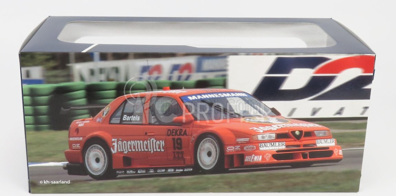 Werk83 Alfa romeo 155 V6 Ti Jagermeister Racing N 19 Dtm Itc 1995 Michael Barteles 1:18 Oranžová